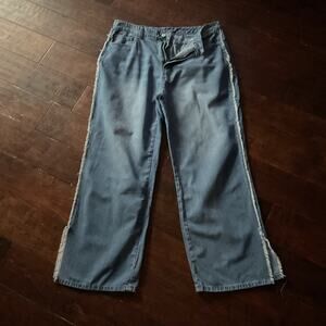 Womens StyleWe Denim Urban Plain Jeans Sz XL